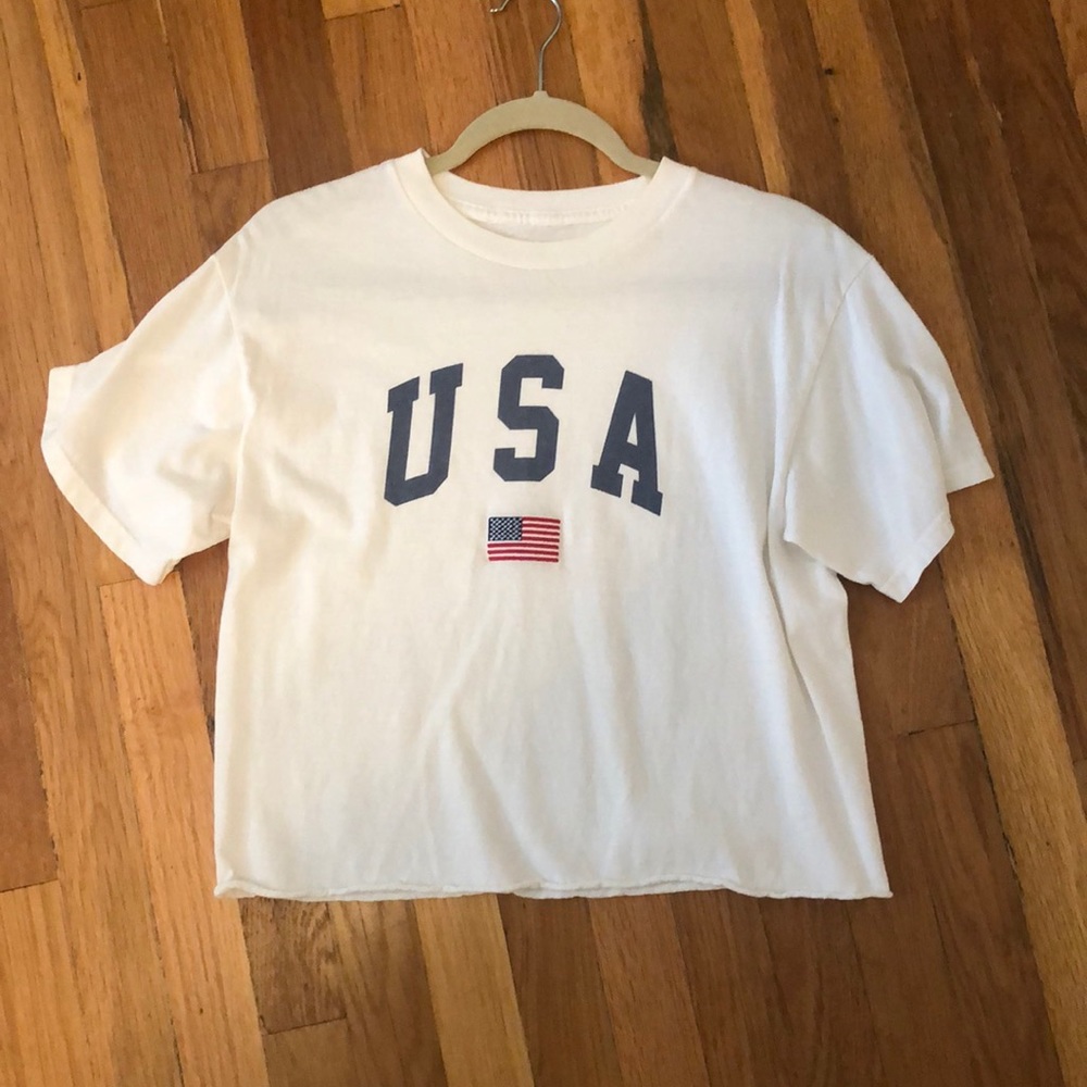 USA Crop Tee